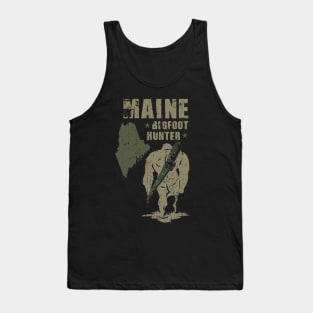 Maine Bigfoot Hunter Tank Top